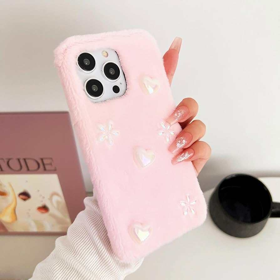 【大幅値下げ❣️】iPhone 15 Pro スマホケース 豪華でかわいいハート ハート刺しゅう iPhone15 Pro Maxケース かわいい iPhone15Pro